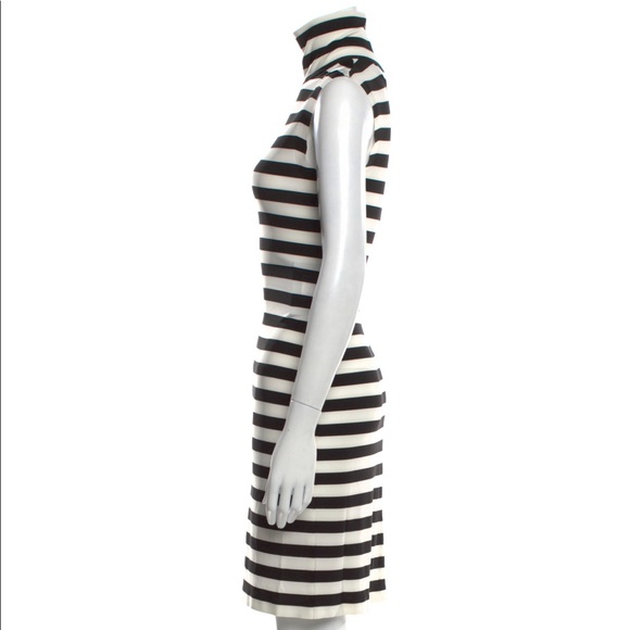 Norma kamali white and black striped dress - Picture 2 of 3